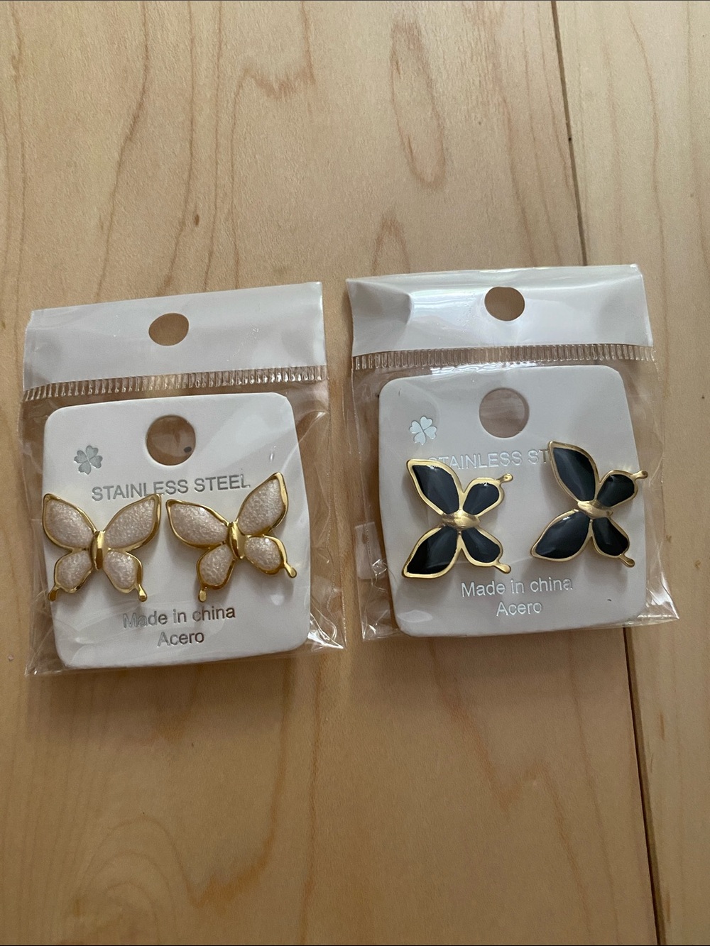Butterfly Earrings bundle of 2